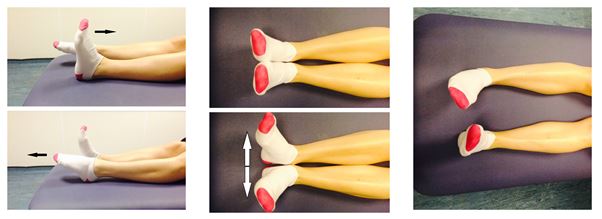 Picture showing ankle movement exercises