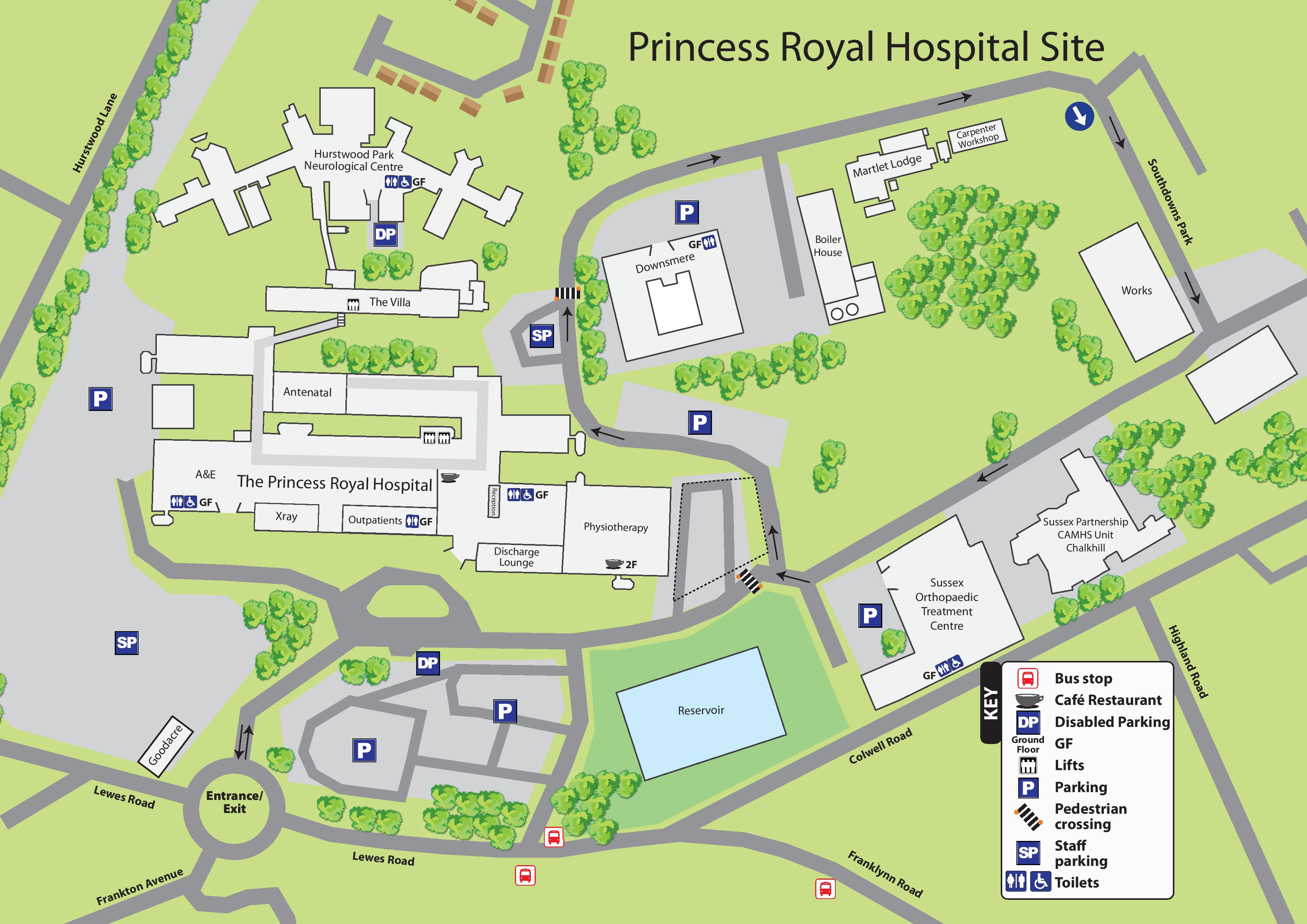 Princess Alexandra Map